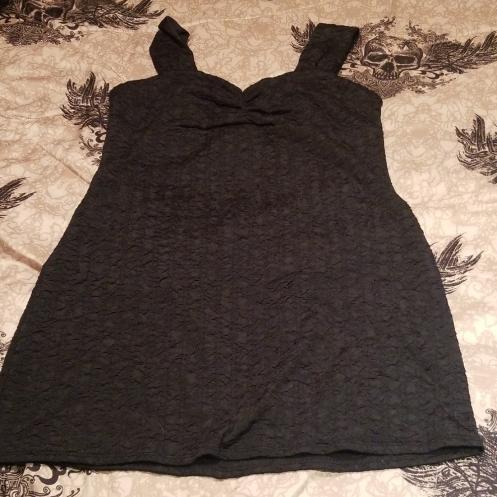 Delusional black cocktail dress
